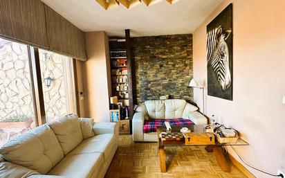 Sala d'estar de Àtic en venda en  Madrid Capital amb Terrassa