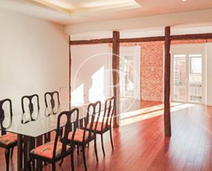 Dining room of Flat to rent in  Madrid Capital  with Air Conditioner, Terrace and Balcony