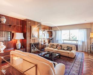 Living room of Attic for sale in  Madrid Capital  with Air Conditioner, Terrace and Balcony