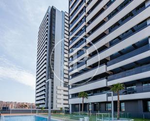 Exterior view of Flat for sale in  Madrid Capital  with Air Conditioner, Heating and Private garden