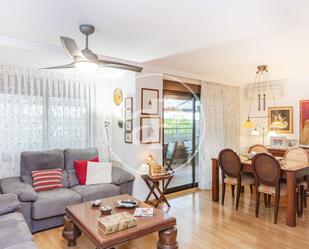 Living room of Flat for sale in  Madrid Capital  with Air Conditioner and Balcony