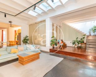 Living room of Loft to rent in  Madrid Capital  with Air Conditioner and Terrace