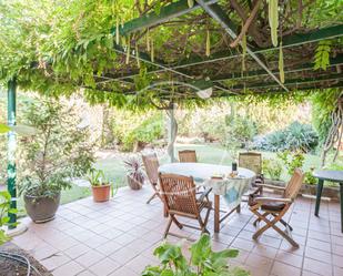 Terrace of Single-family semi-detached for sale in  Madrid Capital  with Terrace, Swimming Pool and Balcony