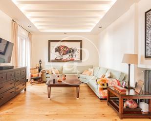 Living room of Flat to rent in  Madrid Capital  with Air Conditioner and Balcony