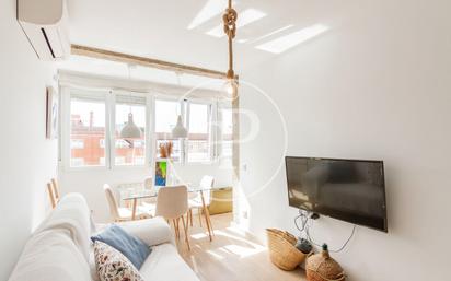 Living room of Flat to rent in  Madrid Capital  with Air Conditioner