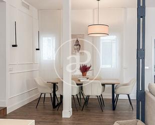 Dining room of Flat to rent in  Madrid Capital  with Air Conditioner