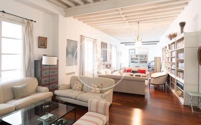 Living room of Duplex for sale in  Madrid Capital  with Air Conditioner, Terrace and Balcony