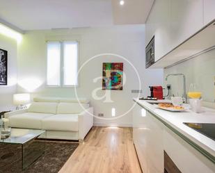 Living room of Flat to rent in  Madrid Capital  with Air Conditioner, Heating and Furnished