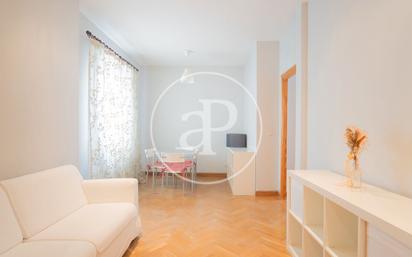 Living room of Flat to rent in  Madrid Capital  with Air Conditioner, Heating and Furnished