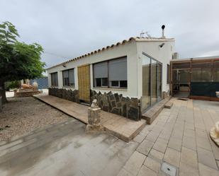 Exterior view of Country house for sale in Villena  with Air Conditioner, Terrace and Swimming Pool