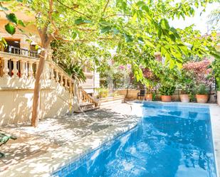 Swimming pool of Single-family semi-detached for sale in Picanya  with Air Conditioner, Terrace and Swimming Pool