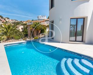 Piscina de Casa o xalet en venda en Moraira amb Aire condicionat, Terrassa i Piscina