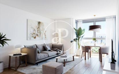 Living room of Flat for sale in  Valencia Capital  with Air Conditioner