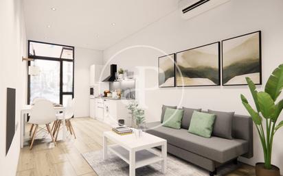 Sala d'estar de Loft en venda en  Valencia Capital amb Aire condicionat