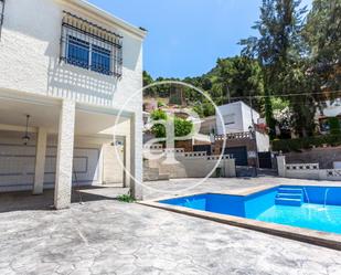 Exterior view of Single-family semi-detached to rent in Náquera  with Air Conditioner, Terrace and Swimming Pool