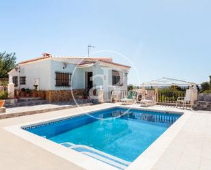 Exterior view of House or chalet for sale in Llíria  with Terrace, Swimming Pool and Balcony