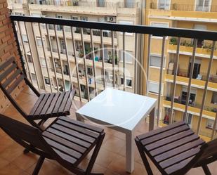 Balcony of Flat to rent in  Valencia Capital  with Air Conditioner, Terrace and Balcony