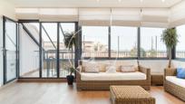 Sala d'estar de Àtic en venda en Alboraya amb Aire condicionat, Terrassa i Balcó