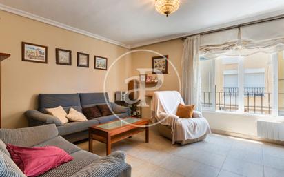 Living room of Single-family semi-detached for sale in Alzira  with Air Conditioner, Terrace and Balcony