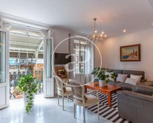 Living room of Flat to rent in  Valencia Capital  with Air Conditioner, Terrace and Balcony