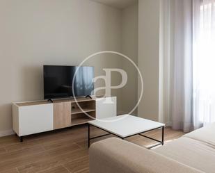 Living room of Flat to rent in  Valencia Capital  with Air Conditioner and Balcony