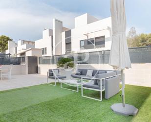 Terrace of Single-family semi-detached for sale in Paterna  with Air Conditioner, Terrace and Swimming Pool