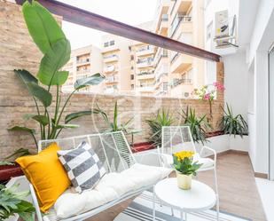 Terrace of Flat to rent in  Valencia Capital  with Air Conditioner and Terrace