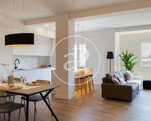 Living room of Flat to rent in  Valencia Capital  with Air Conditioner, Terrace and Balcony