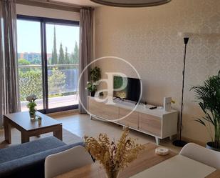 Living room of Flat to rent in Paterna  with Air Conditioner, Terrace and Balcony