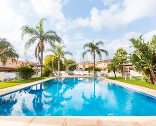 Schwimmbecken von Einfamilien-Reihenhaus miete in San Antonio de Benagéber mit Klimaanlage, Schwimmbad und Balkon