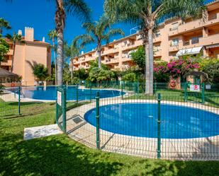 Exterior view of Duplex for sale in Marbella  with Air Conditioner and Terrace