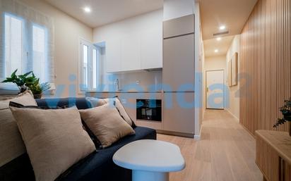 Living room of Flat to rent in  Madrid Capital  with Air Conditioner