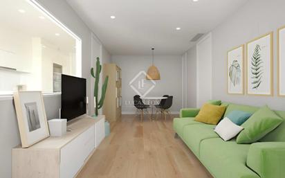 Sala d'estar de Pis en venda en Sant Just Desvern amb Aire condicionat, Terrassa i Piscina