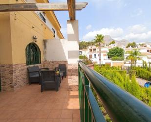 Terrace of Single-family semi-detached for sale in La Nucia  with Air Conditioner