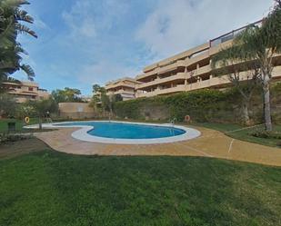 Garden of Flat to rent in Mijas  with Air Conditioner and Swimming Pool
