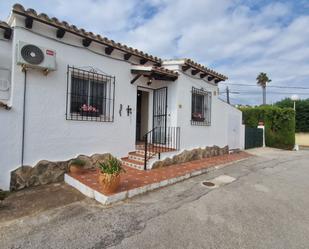 Exterior view of House or chalet for sale in Moraira