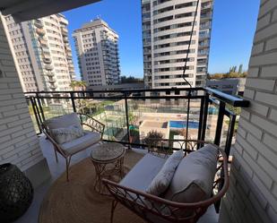 Balcony of Flat for sale in  Valencia Capital  with Air Conditioner, Terrace and Balcony