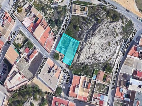 Suelo - Residencial en venta  en Calle CRETA - VILLAFRANQUEZA, Alicante / Alacant