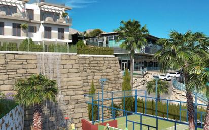 Terrassa de Casa adosada en venda en La Nucia amb Terrassa i Piscina
