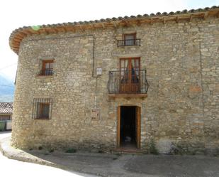 Exterior view of Country house for sale in Las Peñas de Riglos  with Swimming Pool and Balcony