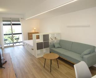 Dormitori de Apartament de lloguer en Jaca amb Terrassa i Balcó