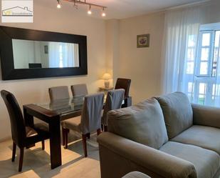 Living room of Flat for sale in Málaga Capital  with Parquet flooring and Balcony