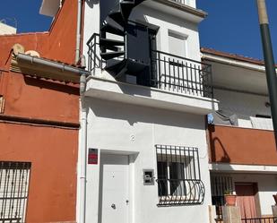 Exterior view of Single-family semi-detached for sale in Málaga Capital  with Terrace and Balcony