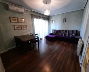 Living room of Apartment to rent in Badajoz Capital  with Air Conditioner, Parquet flooring and Furnished