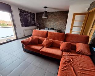 Living room of Single-family semi-detached for sale in Bell-lloc d'Urgell  with Air Conditioner, Terrace and Balcony