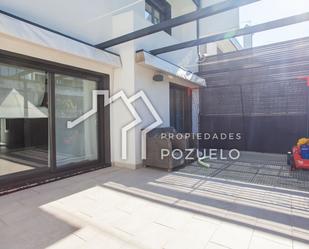 Terrace of Single-family semi-detached for sale in Pozuelo de Alarcón  with Air Conditioner and Swimming Pool