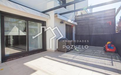 Terrace of Single-family semi-detached for sale in Pozuelo de Alarcón  with Air Conditioner and Swimming Pool