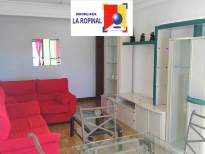 Living room of Flat to rent in Salamanca Capital  with Parquet flooring, Terrace and Furnished