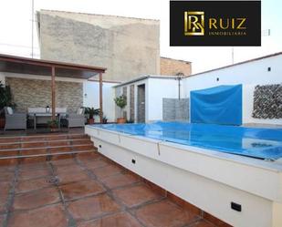 Swimming pool of House or chalet for sale in Albolote  with Air Conditioner, Terrace and Swimming Pool