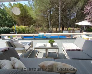 Garden of House or chalet for sale in Begues  with Air Conditioner, Terrace and Swimming Pool